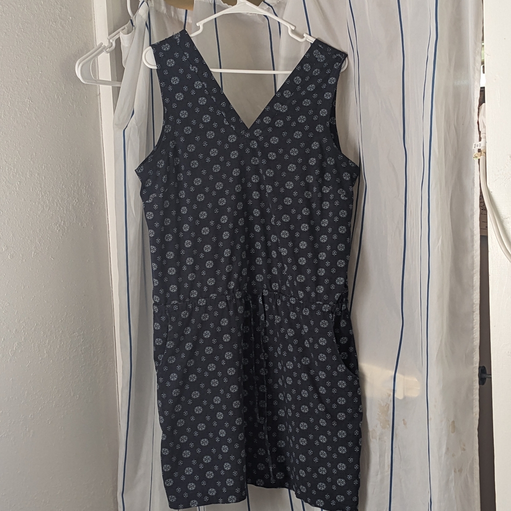 Toad&Co Navy Floral Mini Dress